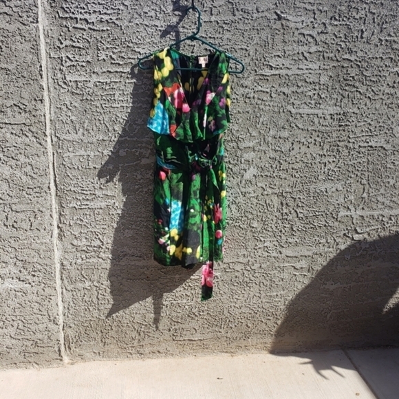 Tracy Reese Flounced Romper, Into Theβ Garden, - Picture 3 of 7